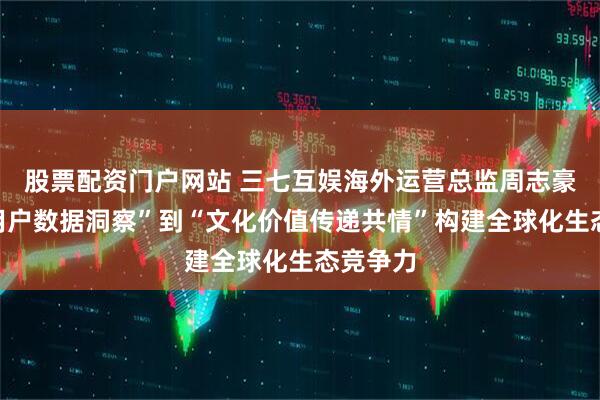 股票配资门户网站 三七互娱海外运营总监周志豪：从“用户数据洞察”到“文化价值传递共情”构建全球化生态竞争力
